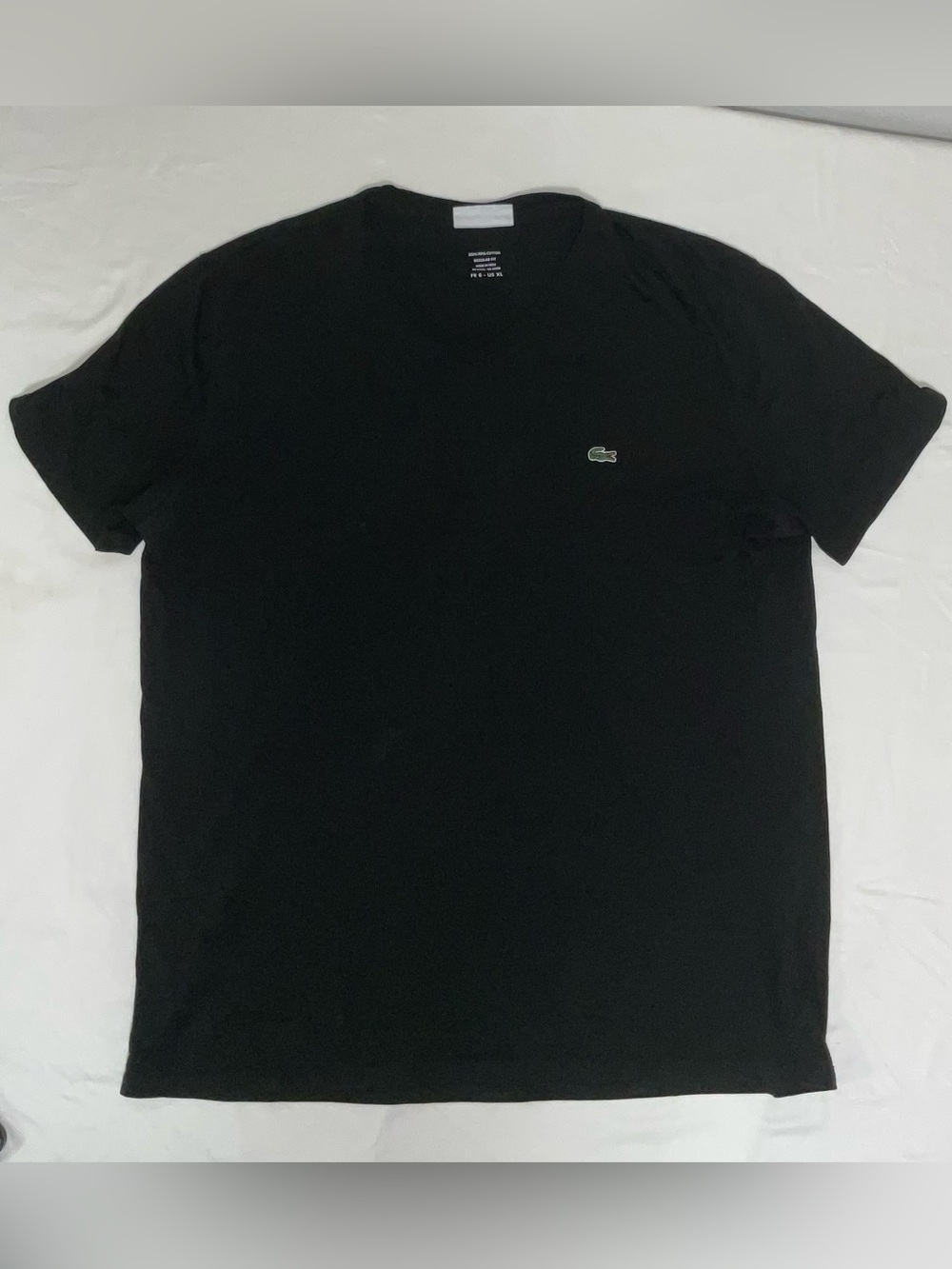 Lacoste perfect t shirt black size XL